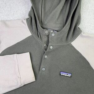 Patagonia Micro D Fleece Hoody Mens L 1/4 Snap Fleece Outdoor Gorpcore Adventure